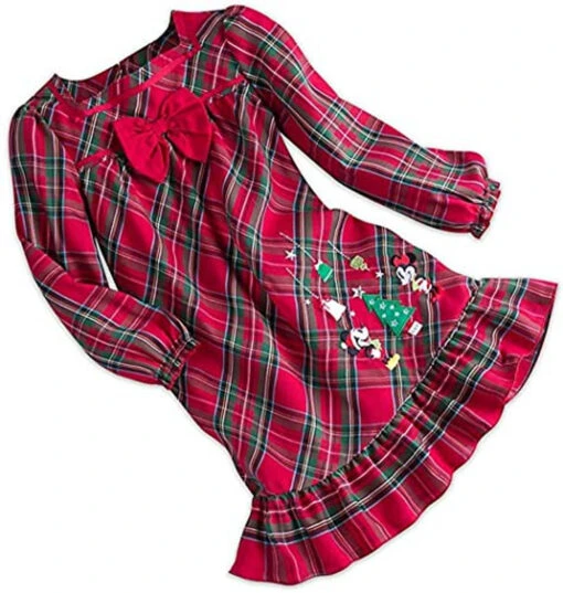 Minnie And Mickey Christmas Tree Red Holiday Plaid Nightgown, Size 3 -Disney Sales Store 05fb34fd 5996 58ce a2d9 3b8ac5710040 31749 43951.1635958312