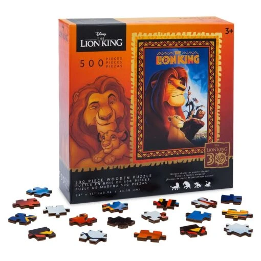 Disney The Lion King 30th Anniversary Wooden Jigsaw Puzzle -Disney Sales Store 1611056070077