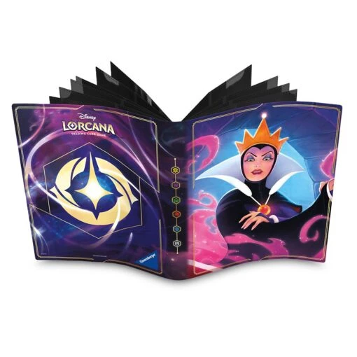 Evil Queen Lorebook Card Portfolio By Ravensburger – Disney Lorcana Trading Card Game – Snow White And The Seven Dwarfs -Disney Sales Store 1611057960035