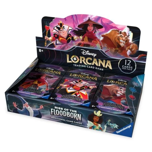 Disney Lorcana Trading Card Game By Ravensburger – Rise Of The Floodborn – Booster Tray -Disney Sales Store 1611057960074