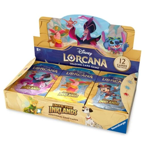 Disney Lorcana Trading Card Game By Ravensburger – Into The Inklands – Booster Tray -Disney Sales Store 1611057960107