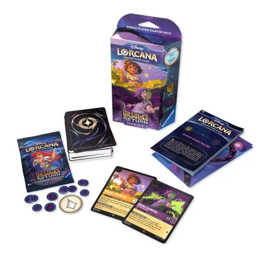 Disney Lorcana Trading Card Game By Ravensburger – Ursula's Return – Starter Deck – Encanto -Disney Sales Store 1611057960149