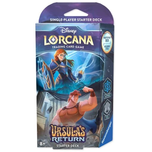 Disney Lorcana Trading Card Game By Ravensburger – Ursula's Return – Starter Deck – Frozen And Hercules -Disney Sales Store 1611057960150 1