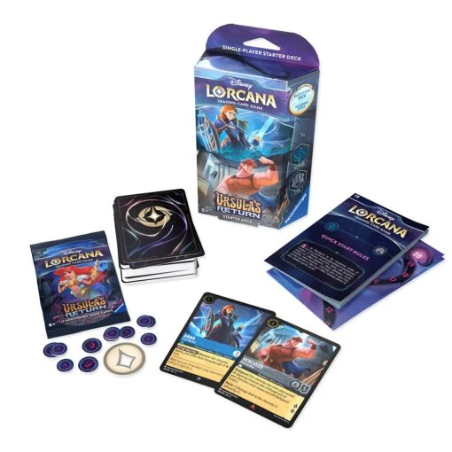 Disney Lorcana Trading Card Game By Ravensburger – Ursula's Return – Starter Deck – Frozen And Hercules -Disney Sales Store 1611057960150