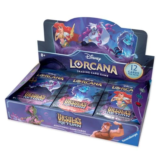 Disney Lorcana Trading Card Game By Ravensburger – Ursula's Return – Booster Tray -Disney Sales Store 1611057960152