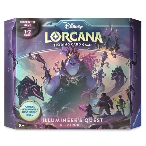 Disney Lorcana Trading Card Game By Ravensburger – Ursula's Return – Illumineer's Quest – Deep Trouble -Disney Sales Store 1611057960154 1