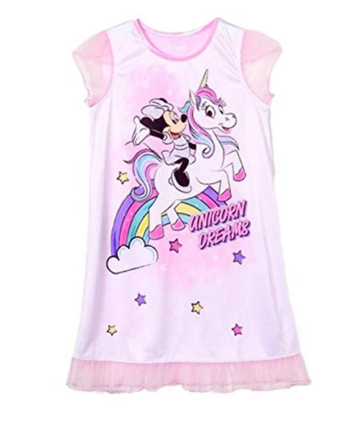 Minnie Mouse Unicorn Dreams Satin And Tulle Nightgown, Gown, Size 3T -Disney Sales Store 3259e3f3 61c5 524d bf7f 62ec4bf0b1b7 90240 25512.1623864907