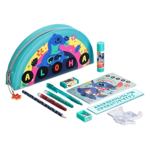 Disney Stitch Zip-Up Stationery Kit – Lilo & Stitch -Disney Sales Store 3539041260007 1