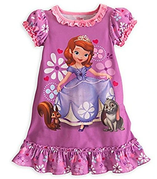 Disney Girls' Sofia The First, Whatnaught And Clover Nightgown, Gown, Size 4 -Disney Sales Store 8409a57e 69d3 5424 99c8 585ec00d2036 83298.1567606096