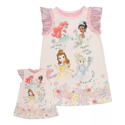 Disney Princess Toddler Girl's Tulle Flutter Sleeve Nightgown With Doll Gown -Disney Sales Store 9bbb8d04 1dcd 598d 89df 1ba0cebe4600 65525.1679933912