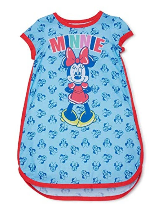 Minnie Girl's Blue Print Poly Jersey Nightgown, Size 7/8 -Disney Sales Store a4522c2c 3cd3 52f5 a236 684db244e944 68056 49513.1623864707