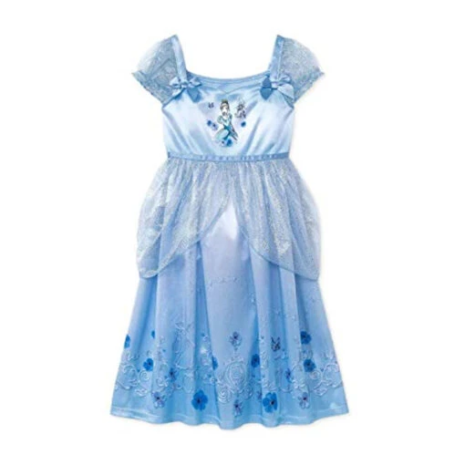 Disney Princess Cinderella Toddler Girl's Blue Satin And Shimmery Tulle Nightgown, Gown -Disney Sales Store c9e13407 c65b 556c b7d4 6e3c8c730788 23449 61915.1623864698