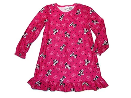 Minnie Mouse Girl's Pink Polka Dot Bows Flannel Nightgown, Gown, Size 4T -Disney Sales Store f3f9dff4 07dc 5e84 b058 3da573daed09 58750 50747.1623864442