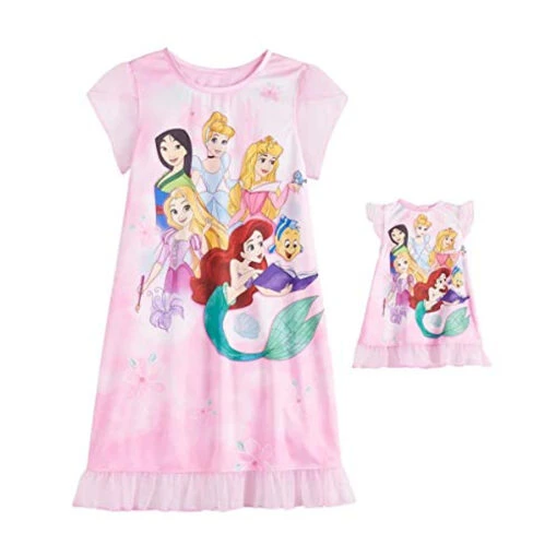 Disney Princesses Silky Pink Nightgown With Doll Gown -Disney Sales Store f419df4d 2289 5a0e a7c7 db9cc60aaf0e 14463.1591903761